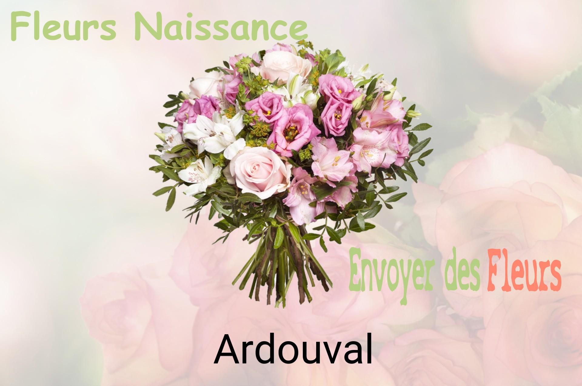 Bouquet de fleurs de naissance livré à Ardouval